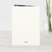 写真カスタム名の年齢 |かわいいモンスターイラストレーション カード (裏面)