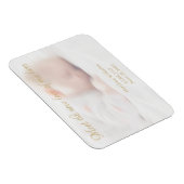 写真カスタム名ベビー誕生発表磁石 マグネット (右側)