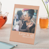 写真カスタム名文字ミニマル台座サイン 台座サイン (インサイチュ)