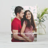 写真カスタム妊娠 案内状 (スタンド正面)