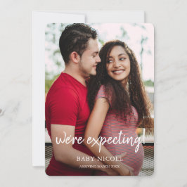 写真カスタム妊娠 案内状