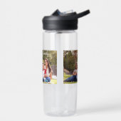 写真カスタム家族ギフトモノグラム名 ウォーターボトル (左面)