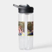 写真カスタム家族ギフトモノグラム名 ウォーターボトル (右面)