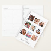 写真カスタム家族コラージュのモノグラム2025 プランナー手帳 (ディスプレー)
