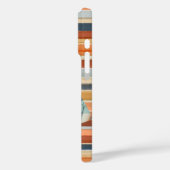 写真カスタム家族レトロサンセットストライプボホ Case-Mate iPhoneケース (裏面 / 左)