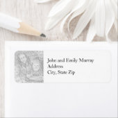 写真カスタム差出人住所ラベル ラベル (インサイチュ)