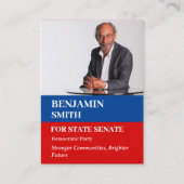 写真カスタム政治運動政治家 名刺 (正面)