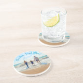 写真カスタム文字コースターお気に入りのー コースター (側面)