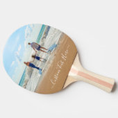 写真カスタム文字卓球ラケットあなたの写真ギフト 卓球ラケット (横)