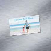 写真カスタム文字名刺のマグネット マグネット名刺 (インサイチュ)