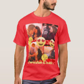 写真カスタム文字愛パーソナライズされた絵文字 Tシャツ (正面)