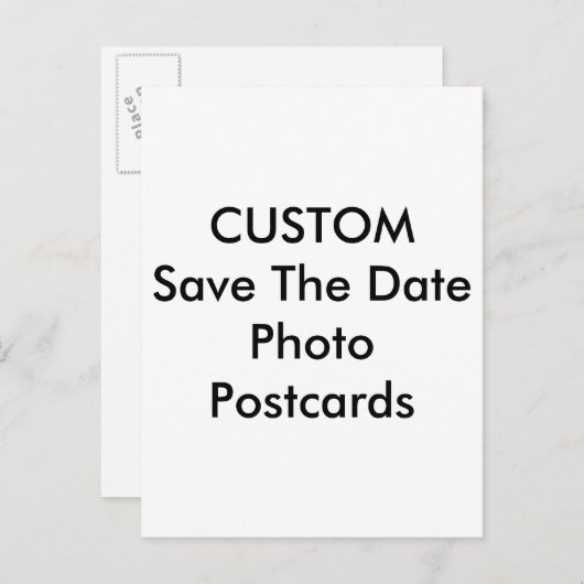 写真カスタム文字画像はがきを保存する 案内ポストカード (正面/裏面)