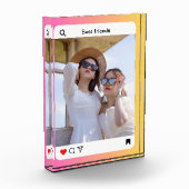 写真カスタム文字instagramブロックdeco フォトブロック (左)