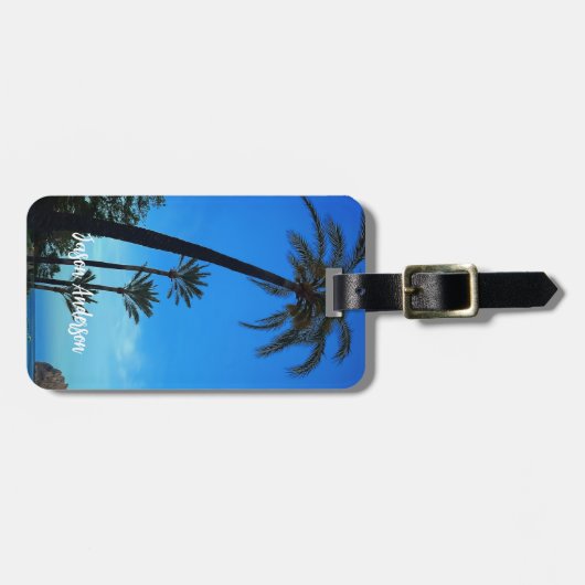 写真カスタム旅行休暇ラゲージタグ ラゲッジタグ (正面横)