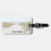 写真カスタム旅行休暇 ラゲッジタグ (正面横)