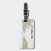 写真カスタム旅行休暇 ラゲッジタグ (正面縦)