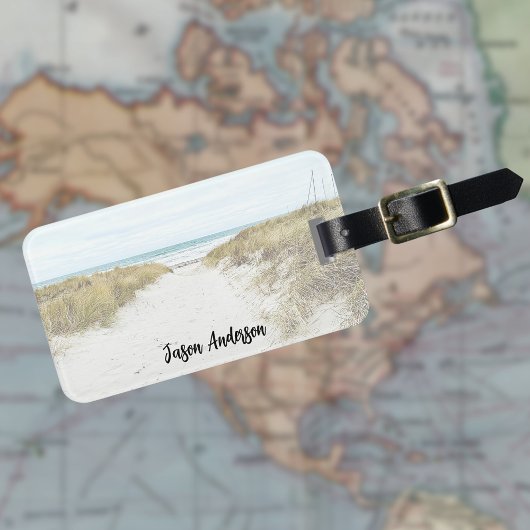 写真カスタム旅行休暇 ラゲッジタグ