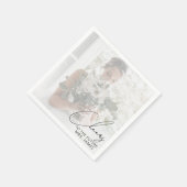 写真カスタム未来ミセス・ブライダルシャワー・ナプキンス スタンダードカクテルナプキン (角)