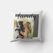 写真カスタム枕は自分のパーソナライズを追加 クッション (裏面)