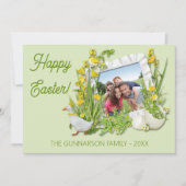 写真カスタム枠ハッピーイースター挨拶 シーズンカード (正面)