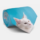 写真カスタム猫ペットパーソナライズされた ネクタイ (ロール)