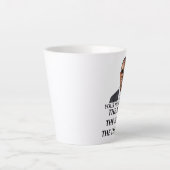 写真カスタム男の名前の神話の伝説 カフェラテマグ (正面)