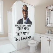 写真カスタム男の名前の神話の伝説 シャワーカーテン (インサイチュ)