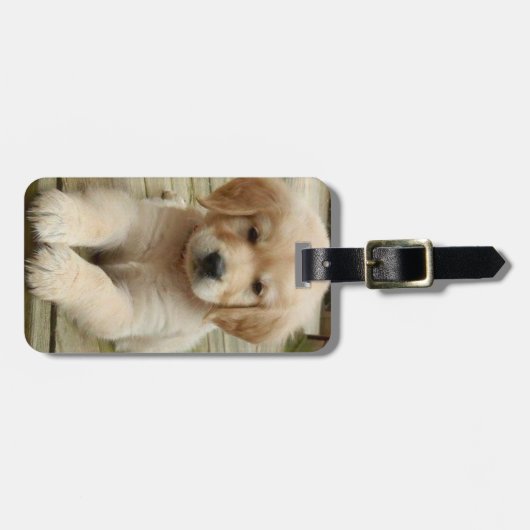 写真カスタム画像の両面パーソナライズされた ラゲッジタグ (正面横)