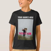 写真カスタム画像の個人用設定 Tシャツ (正面)