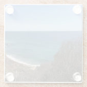 写真カスタム画像写真 ガラスコースター (裏面)