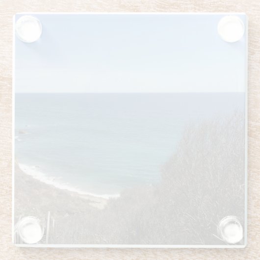 写真カスタム画像写真 ガラスコースター (裏面)