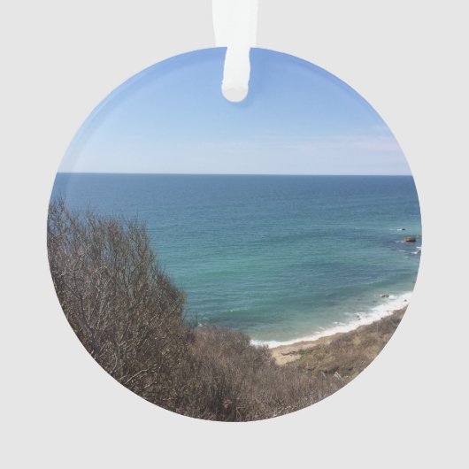 写真カスタム祈りの言葉ソング引用文文字両面 オーナメント (裏面)