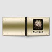 写真カスタム等卒業会 | シック金ゴールド ゲストブック (全面)