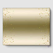 写真カスタム等卒業会 | シック金ゴールド ゲストブック (裏面)