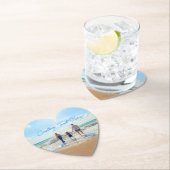 写真カスタム紙コースターあなたの写真と文字 ペーパーコースター (インサイチュ)