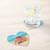 写真カスタム紙コースターと文字名 ペーパーコースター (インサイチュ)