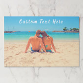 写真カスタム紙パッドと文字 ペーパーパッド (正面)