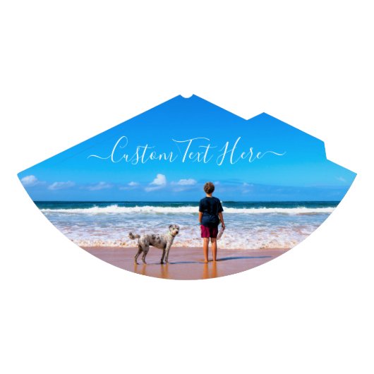 写真カスタム紙パーティー帽子(文字名) パーティーハット (正面)