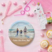 写真カスタム紙プレートあなたの写真と文字 ペーパープレート (パーティー)