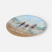 写真カスタム紙プレートあなたの写真と文字 ペーパープレート (アングル)