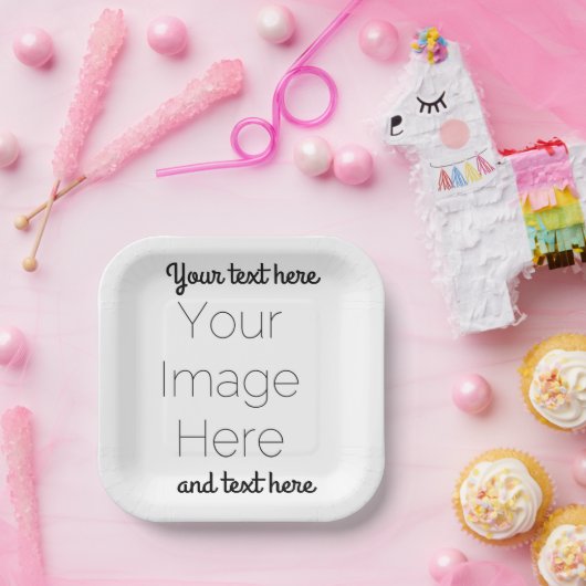 写真カスタム紙プレート独自のパーティーを作成 ペーパープレート (パーティー)