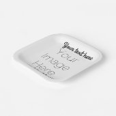 写真カスタム紙プレート独自のパーティーを作成 ペーパープレート (傾斜あり)