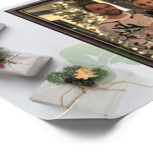 写真カスタム絵を描の番号による ポスター (角)