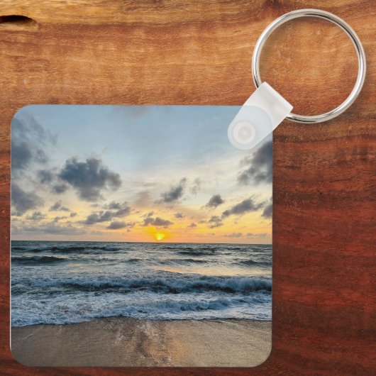 写真カスタム自分の写真の贈り物を彼に追加 キーホルダー (裏面)