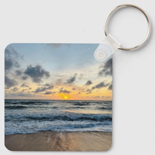 写真カスタム自分の写真の贈り物を彼に追加 キーホルダー (裏面)