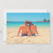 写真カスタム誕生日カードと文字 (裏面)