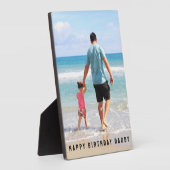 写真カスタム誕生日パーソナライズEaselプラーク フォトプラーク (側面)