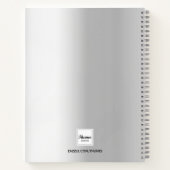 写真カスタム銀旅行 ノートブック (裏面)