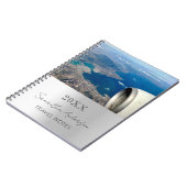 写真カスタム銀旅行 ノートブック (左側)