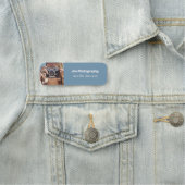 写真カスタム青の写真家 名札 (インサイチュ)